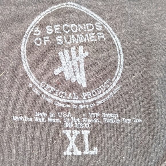 5 Seconds of Summer 01 Tank XL - Picture 2 of 7